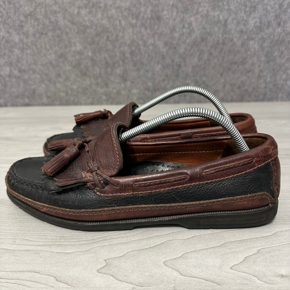 Johnston & Murphy Aragon II Kiltie Tassel Loafers Mens 10 Black Brown Leather main image 10